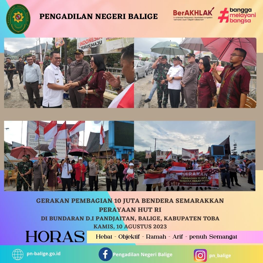 Gerakan Pembagian 10 Juta Bendera Semarakkan Perayaan HUT RI